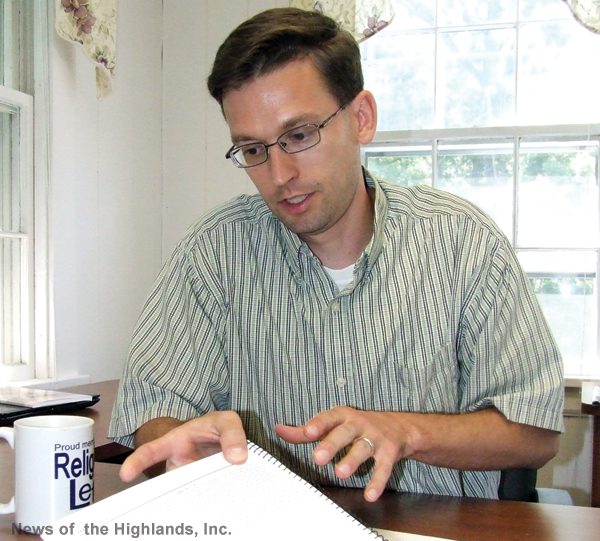 File photo When writing his sermons, Reverend Andrew Peck-McClain regularly consulted a Lectionary, which is a collection of scripture. The Cornwall United Methodist Church pastor will be moving to Virginia at the end of June. 