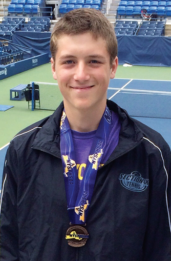 Ernesto Dillon was fourth in the statewide high school tournament held at the National Tennis Center in Flushing.