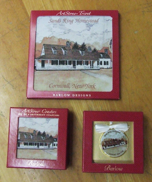 File photo Sales of trivets, coasters, and ornaments depicting Sands Ring Homestead, as painted by Terri Clearwater, helped raise over $1,100 toward the restoration project. 