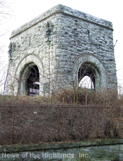 Photo by Jason Kaplan The 125-year-old Tower of Victory, located on the site of Washington’s Headquarters in Newburgh, is in need of restoration. The total cost of the project is $1.6 million.