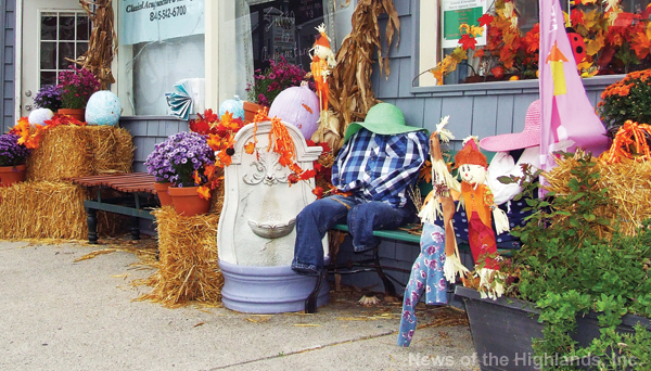 Photo by Jason Kaplan Autumn adornment While most of the leaves on trees still remain green, Cornwall’s Main Street is looking a lot like fall. Shop owners have decorated their store fronts with bales of hay, pumpkins, and other seasonal enhancements.