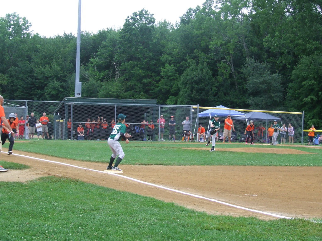 The first out of a victory in Pine Bush on Saturday morning. The 9-10 Dragons have won eight games in a row.