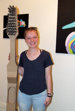 Carley Nielsen, along with 20 other individuals, will be showing off their pieces during an art show on June 16. 