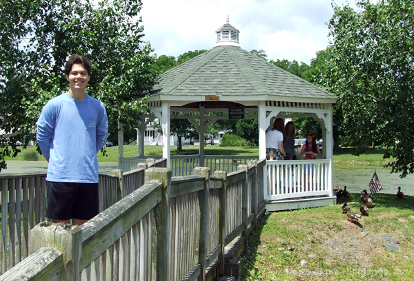 Greg Moretto will be sprucing up the gezebo, at Ring’s Pond, as his Eagle Scout project. 