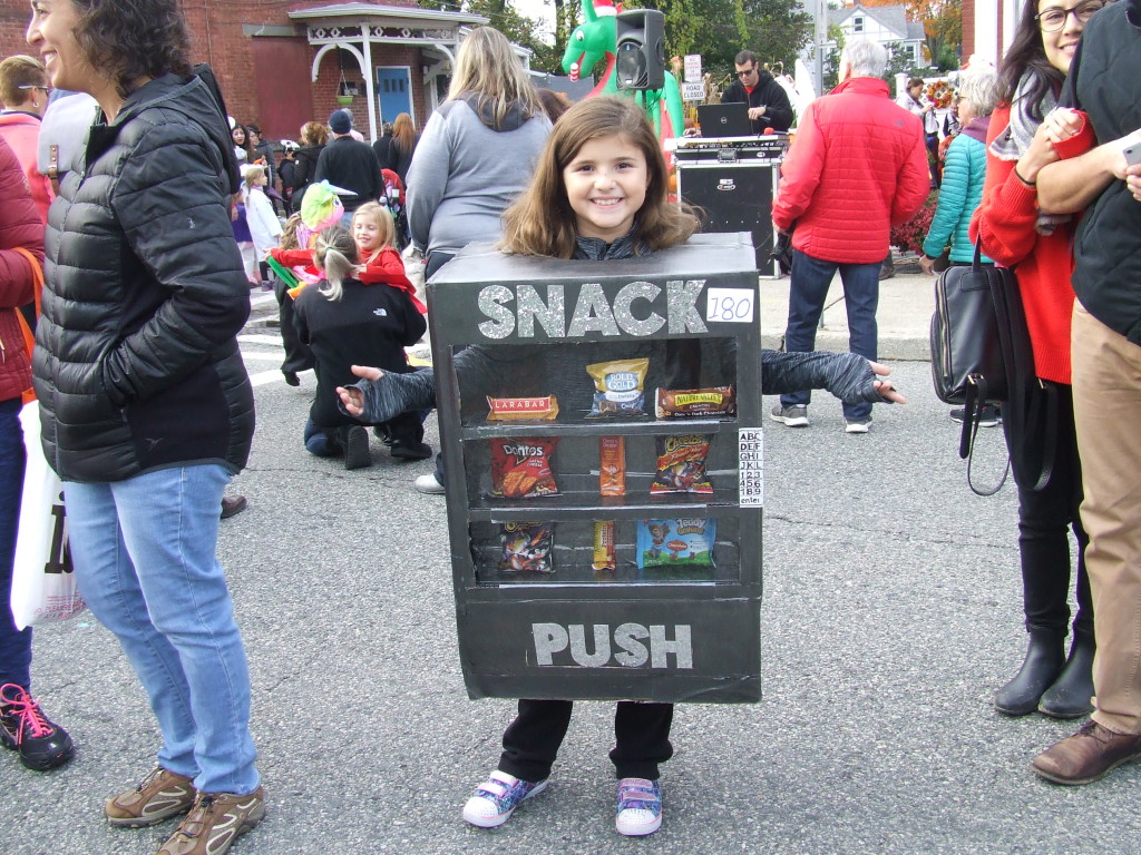 Sarah Pagano got the Best Costume Award for her portable snack bar