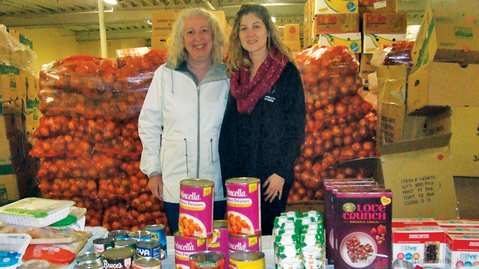 Volunteers at the Food Bank